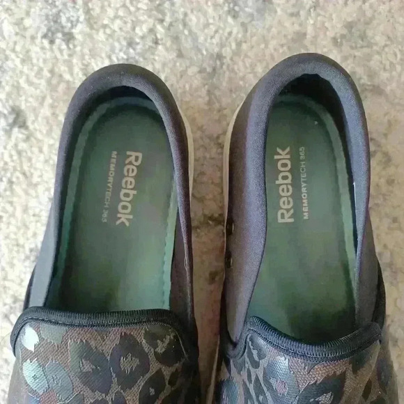 Reebok Memory Tech 365 Women's Leapord Print Slip On Shoe 9 - Picture 11 of 13